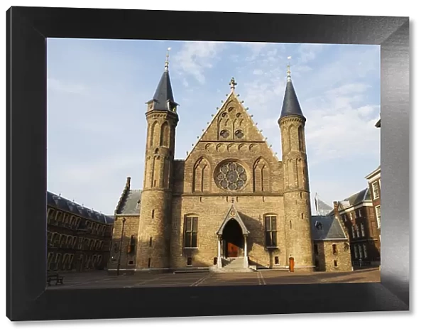Church in Binnenhof courtyard, Den Haag (The Hague), Netherlands, Europe
