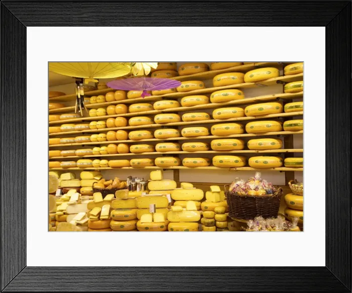 Framed Print : Cheese shop, Alkmaar, Holland, Europe Framed Print : Cheese shop, Alkmaar, Holland, Europe