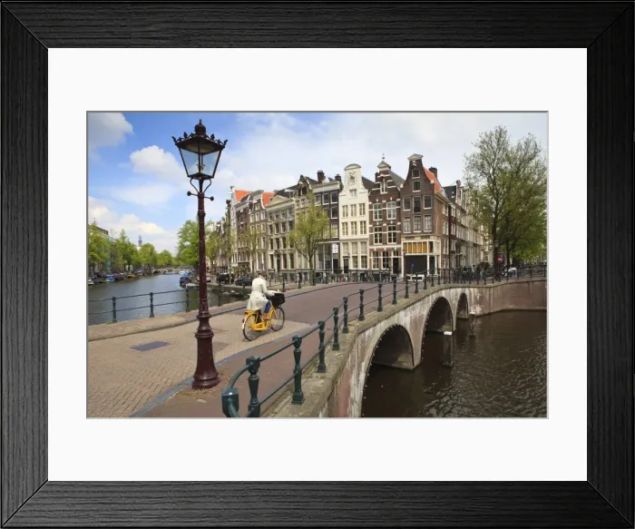 Framed Print : Keizersgracht, Amsterdam, Netherlands, Europe Framed Print : Keizersgracht, Amsterdam, Netherlands, Europe