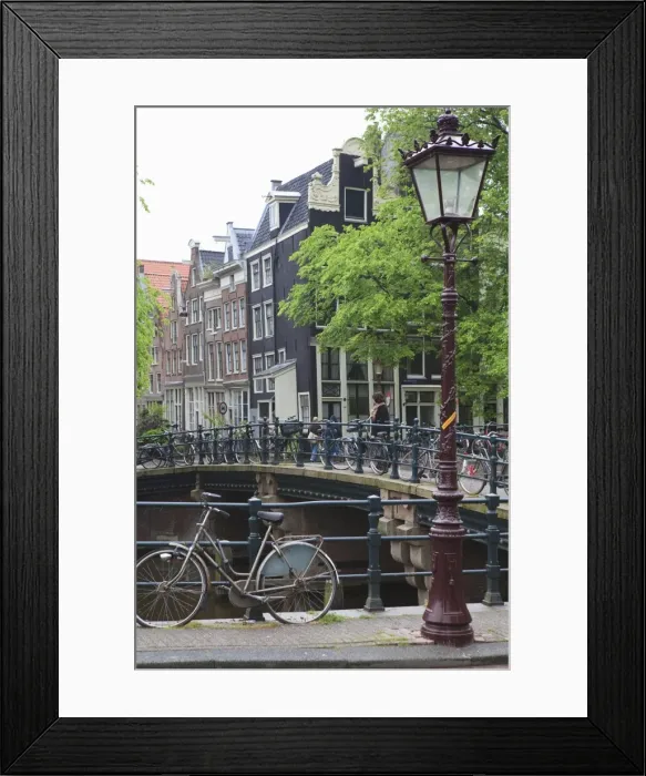 Framed Print : Bicycle, Brouwersgracht, Amsterdam, Netherlands, Europe Framed Print : Bicycle, Brouwersgracht, Amsterdam, Netherlands, Europe