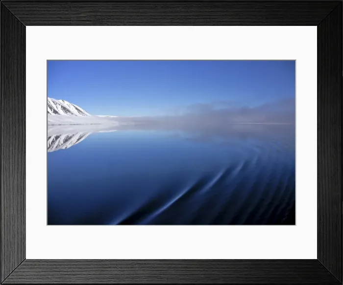 Framed Print : Ripples on sea in summer, Liefdefjorden, Spitzbergen, Svalbard, Arctic Norway Framed Print : Ripples on sea in summer, Liefdefjorden, Spitzbergen, Svalbard, Arctic Norway