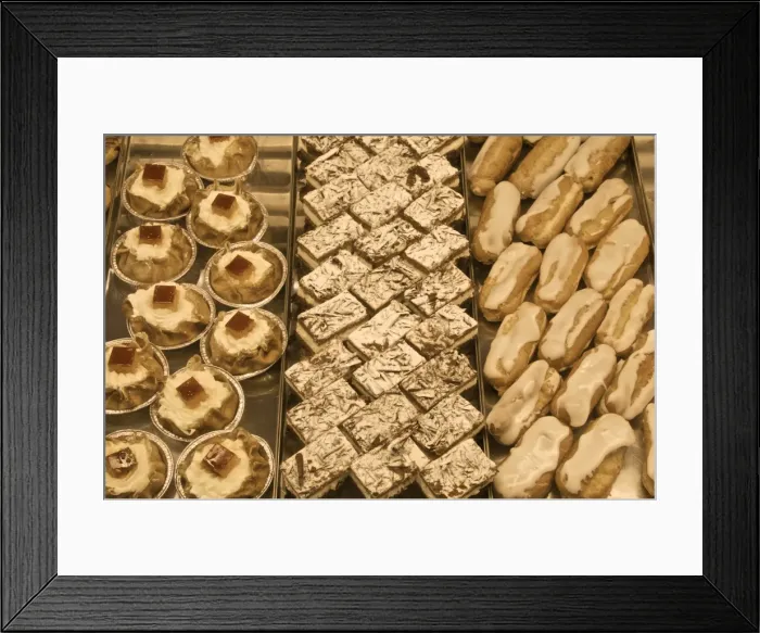Framed Print : Typical Spanish cakes and cookies, Triana Market, Seville, Andalucia, Spain, Europe Framed Print : Typical Spanish cakes and cookies, Triana Market, Seville, Andalucia, Spain, Europe