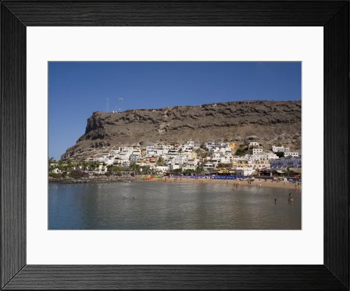 Framed Print : Playa Mogan, Grand Canary, Canary Islands, Spain, Atlantic, Europe Framed Print : Playa Mogan, Grand Canary, Canary Islands, Spain, Atlantic, Europe