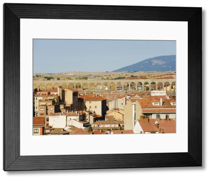 Framed Print : Town houses and 1st century Roman aqueduct, UNESCO World Heritage Site Framed Print : Town houses and 1st century Roman aqueduct, UNESCO World Heritage Site