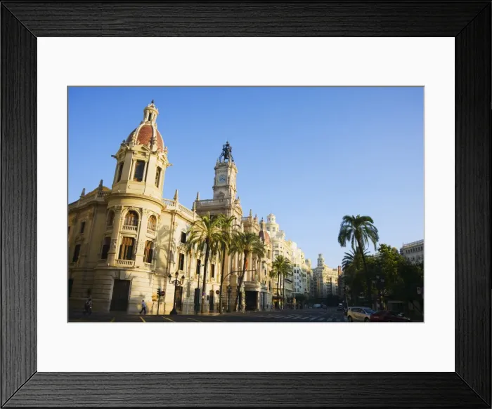 Framed Print : City centre, Valencia, Spain, Europe Framed Print : City centre, Valencia, Spain, Europe