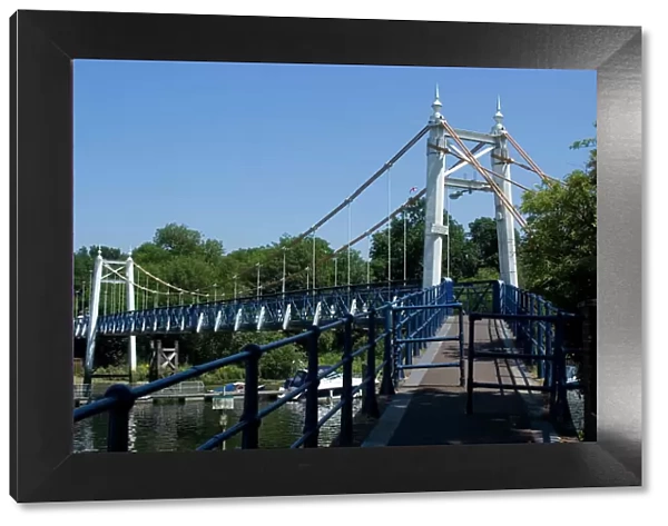 Bridge over the Thames near Teddington Lock, Teddington, near Richmond