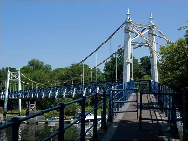 Bridge over the Thames near Teddington Lock, Teddington, near Richmond
