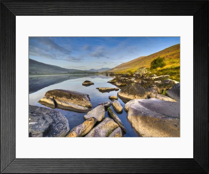 Framed Print : Early morning at Llynau Mymbyr, Snowdonia National Park, Wales, United Kingdom, Europe Framed Print : Early morning at Llynau Mymbyr, Snowdonia National Park, Wales, United Kingdom, Europe