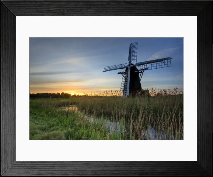 Framed Print : Sunrise at Herringfleet, Suffolk, England, United Kingdom, Europe Framed Print : Sunrise at Herringfleet, Suffolk, England, United Kingdom, Europe