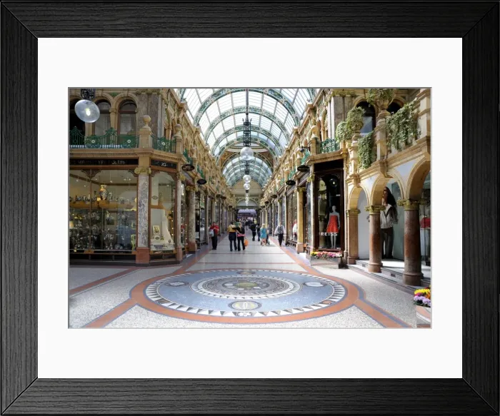 Framed Print : Interior of Cross Arcade, Leeds, West Yorkshire, England, United Kingdom, Europe Framed Print : Interior of Cross Arcade, Leeds, West Yorkshire, England, United Kingdom, Europe