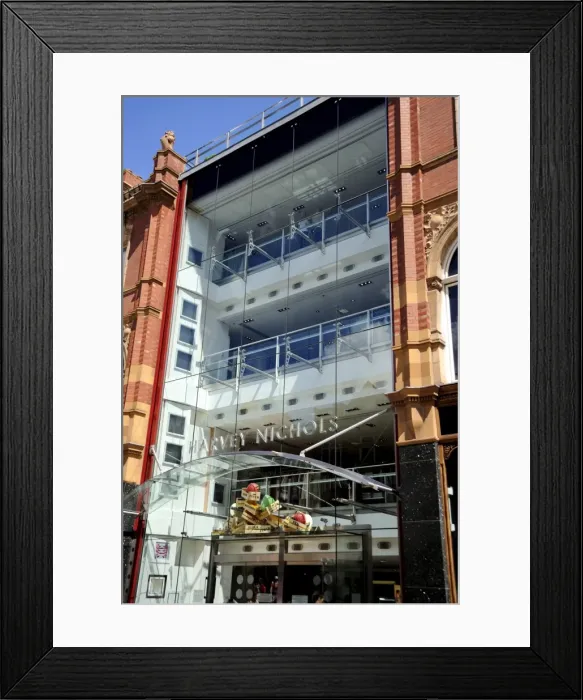Framed Print : Harvey Nichols Shop, Briggate, Leeds, West Yorkshire, England, United Kingdom, Europe Framed Print : Harvey Nichols Shop, Briggate, Leeds, West Yorkshire, England, United Kingdom, Europe