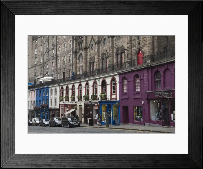Framed Print : Victoria Street, The Old Town, Edinburgh, Scotland, United Kingdom, Europe Framed Print : Victoria Street, The Old Town, Edinburgh, Scotland, United Kingdom, Europe