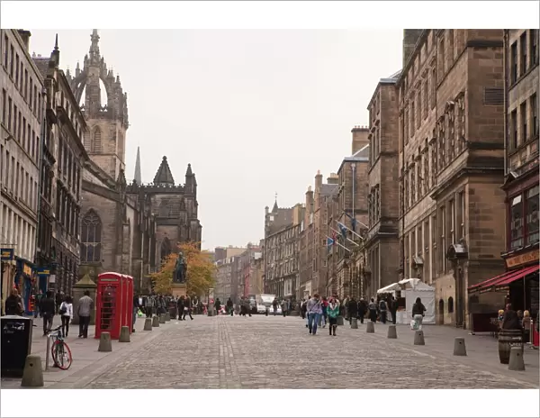 Royal Mile, The Old Town, Edinburgh, Scotland, United Kingdom, Europe