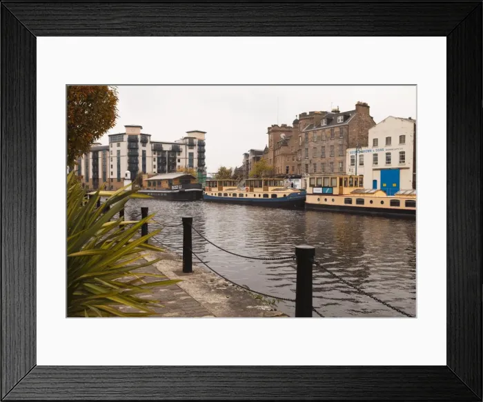 Framed Print : New and old waterside buildings, Leith, Edinburgh, Scotland, United Kingdom, Europe Framed Print : New and old waterside buildings, Leith, Edinburgh, Scotland, United Kingdom, Europe