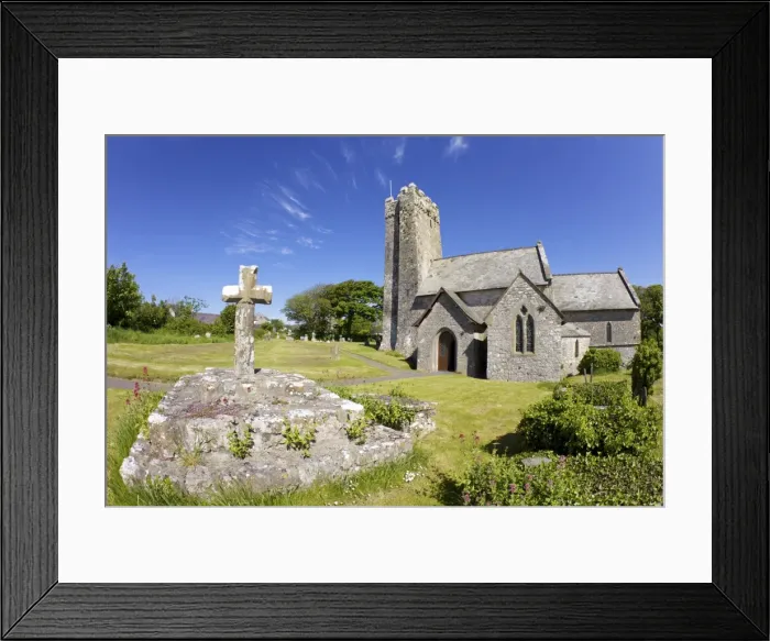 Framed Print : Church of St Michael and All Angels Bosherton, Pembrokeshire, Wales, United Kingdom Framed Print : Church of St Michael and All Angels Bosherton, Pembrokeshire, Wales, United Kingdom