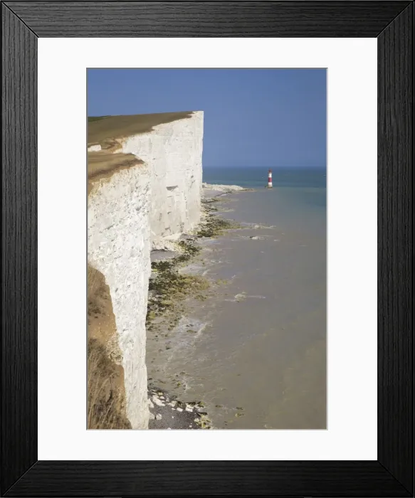Framed Print : Lighthouse and cliffs at Beachy Head, East Sussex, England, United Kingdom, Europe Framed Print : Lighthouse and cliffs at Beachy Head, East Sussex, England, United Kingdom, Europe
