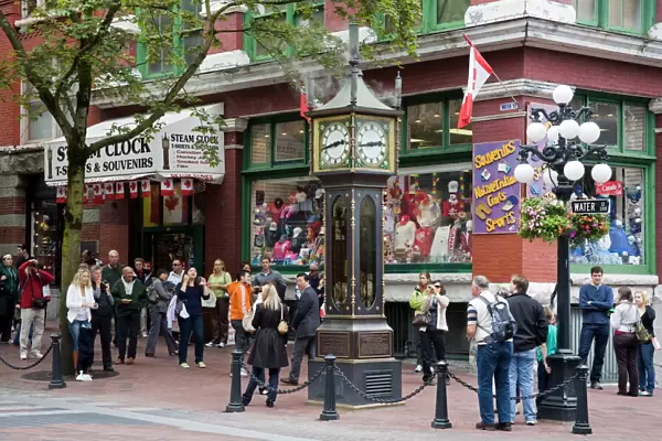 Steam Clock on Water Street, Gastown District, Vancouver, British Columbia