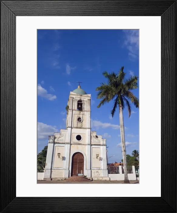 Framed Print : Vinales Church in the town square, UNESCO World Heritage Site, Vinales Valley Framed Print : Vinales Church in the town square, UNESCO World Heritage Site, Vinales Valley