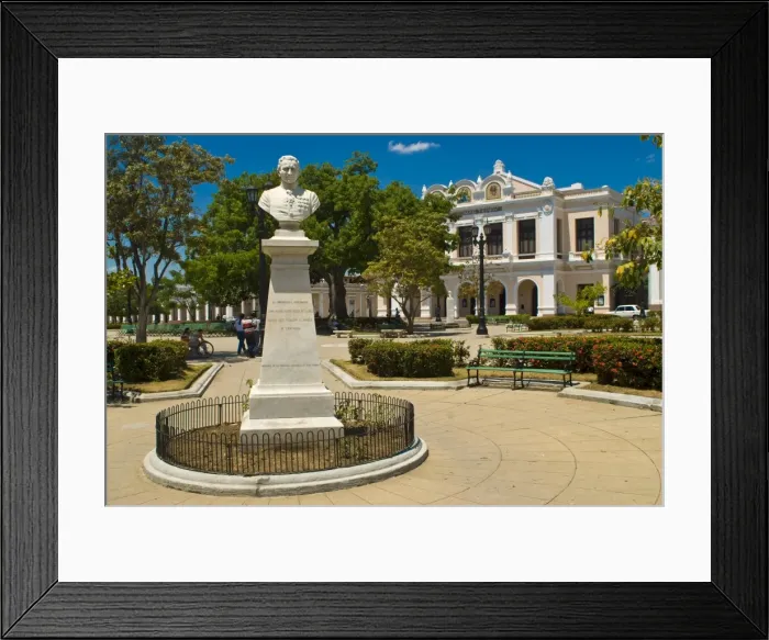Framed Print : Huge square with Colonial houses, Cienfuegos, UNESCO World Heritage Site Framed Print : Huge square with Colonial houses, Cienfuegos, UNESCO World Heritage Site
