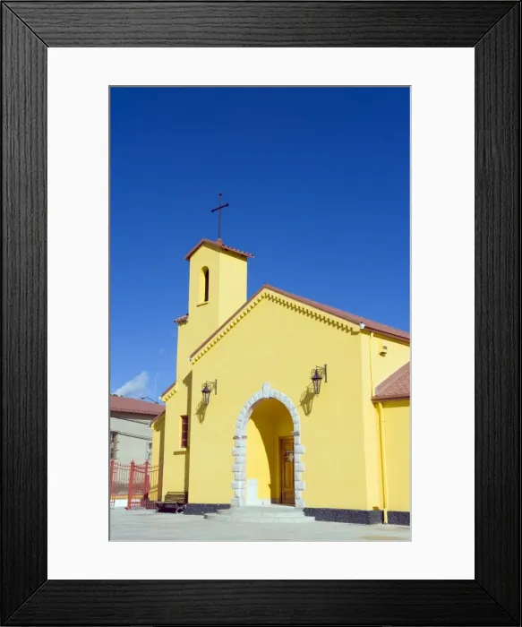 Framed Print : Church in Creel, Barranca del Cobre (Copper Canyon), Chihuahua state, Mexico Framed Print : Church in Creel, Barranca del Cobre (Copper Canyon), Chihuahua state, Mexico