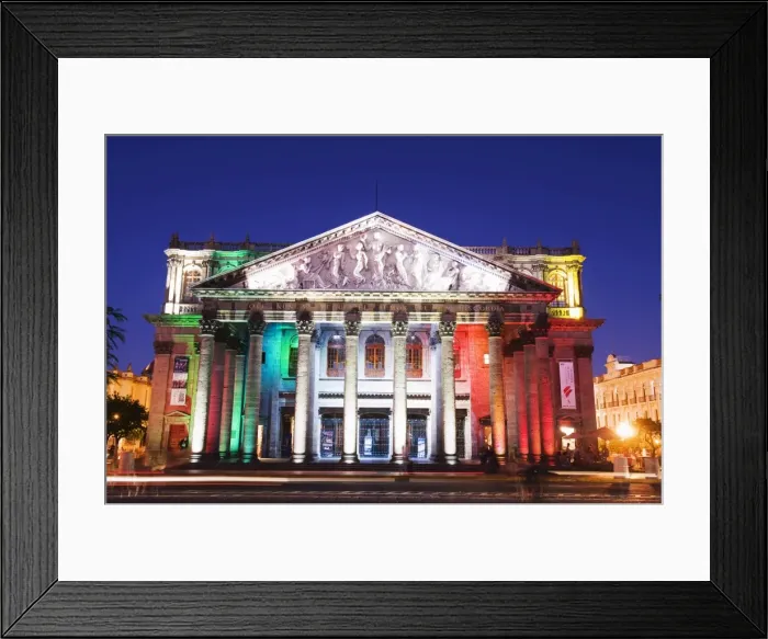 Framed Print : Teatro Degollado, Guadalajara, Mexico, North America Framed Print : Teatro Degollado, Guadalajara, Mexico, North America