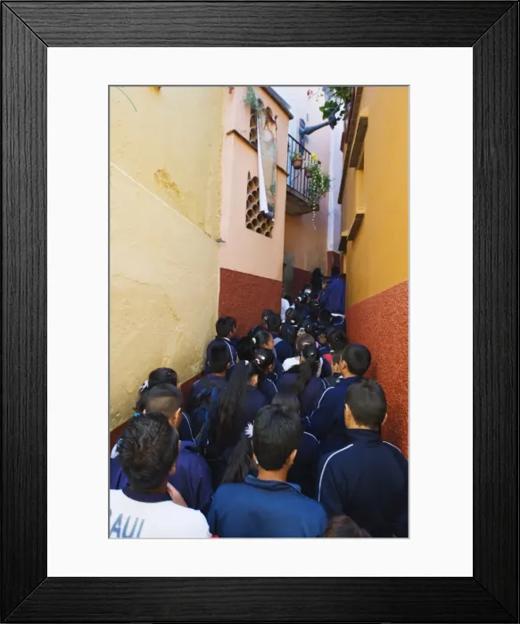 Framed Print : Callejon de Beso (Alley of the Kiss), Guanajuato, Guanajuato state, Mexico, North America Framed Print : Callejon de Beso (Alley of the Kiss), Guanajuato, Guanajuato state, Mexico, North America