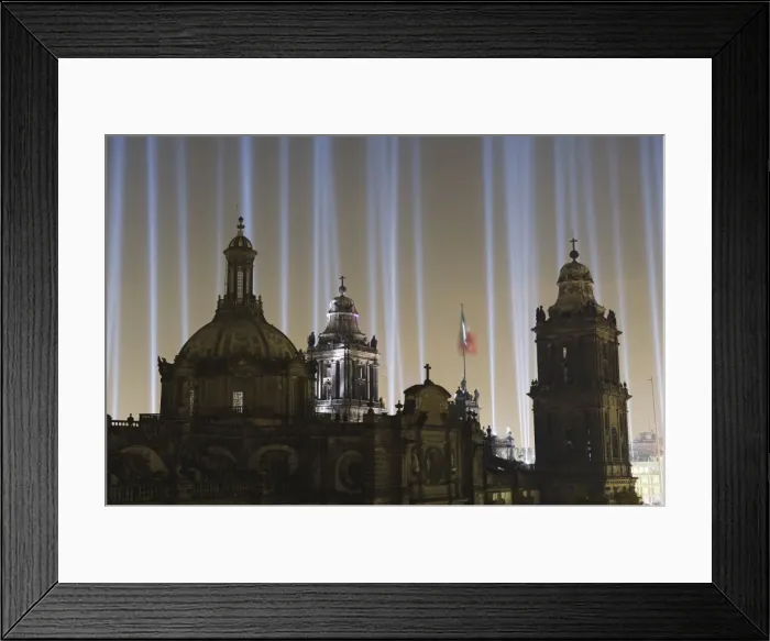 Framed Print : Light show at Cathedral Metropolitana, District Federal, Mexico City, Mexico Framed Print : Light show at Cathedral Metropolitana, District Federal, Mexico City, Mexico
