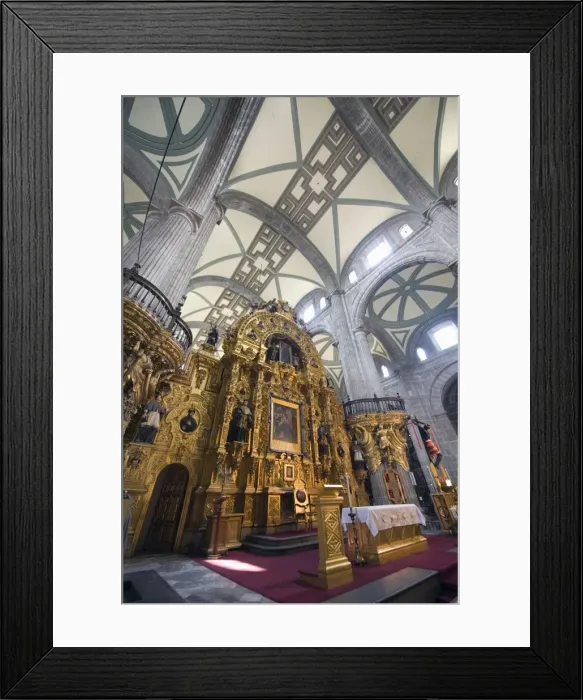 Framed Print : Altar at Cathedral Metropolitana, District Federal, Mexico City, Mexico, North America Framed Print : Altar at Cathedral Metropolitana, District Federal, Mexico City, Mexico, North America