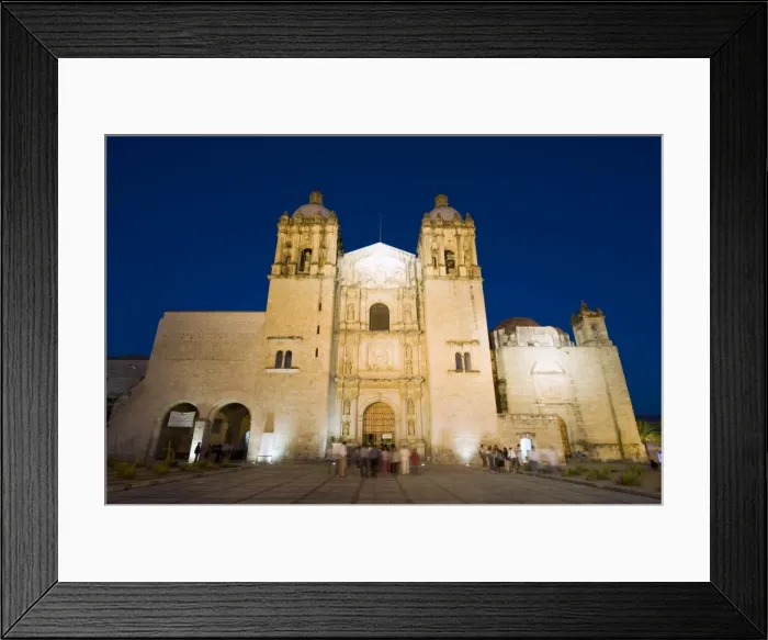 Framed Print : Santo Domingo church, Oaxaca, Oaxaca state, Mexico, North America