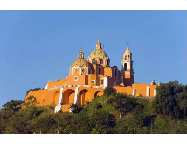 Santuario de Nuestra Senora de los Remedios, Cholula, Puebla state, Mexico North America