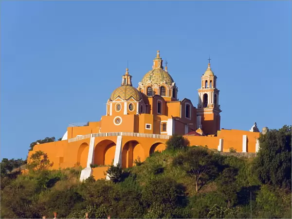 Santuario de Nuestra Senora de los Remedios, Cholula, Puebla state, Mexico North America
