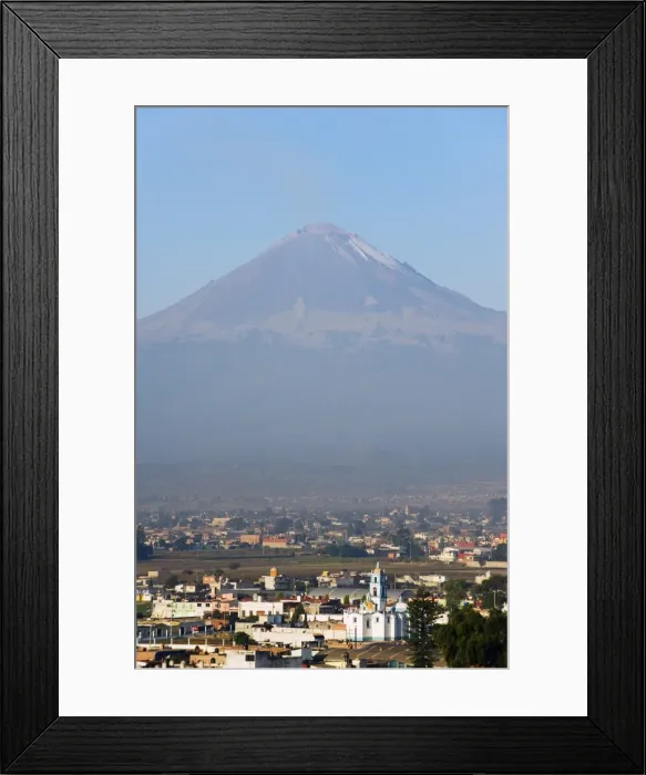 Framed Print : Volcan de Popocatepetl, 5452m, Cholula, Puebla state, Mexico North America Framed Print : Volcan de Popocatepetl, 5452m, Cholula, Puebla state, Mexico North America