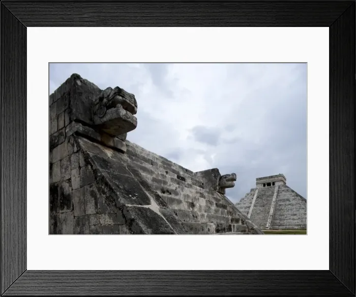 Framed Print : Venus platform with Kukulkan Pyramid in the background, Chichen Itza, UNESCO World Heritage Site Framed Print : Venus platform with Kukulkan Pyramid in the background, Chichen Itza, UNESCO World Heritage Site