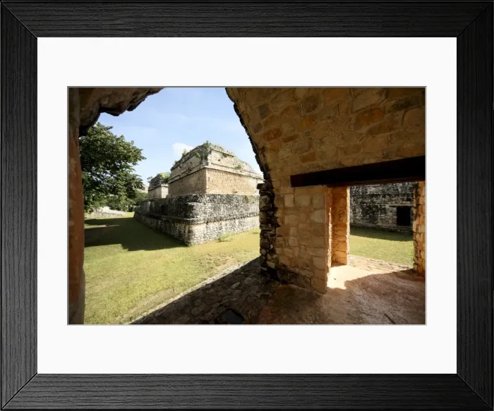 Framed Print : View through the Entrance Arch, Mayan ruins, Ek Balam, Yucatan, Mexico, North America Framed Print : View through the Entrance Arch, Mayan ruins, Ek Balam, Yucatan, Mexico, North America