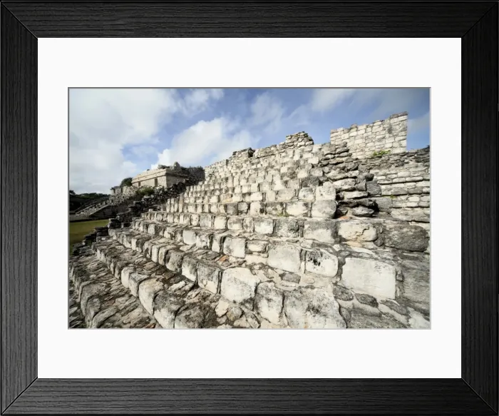 Framed Print : The Twin Pyramids, Mayan ruins, Ek Balam, Yucatan, Mexico, North America Framed Print : The Twin Pyramids, Mayan ruins, Ek Balam, Yucatan, Mexico, North America