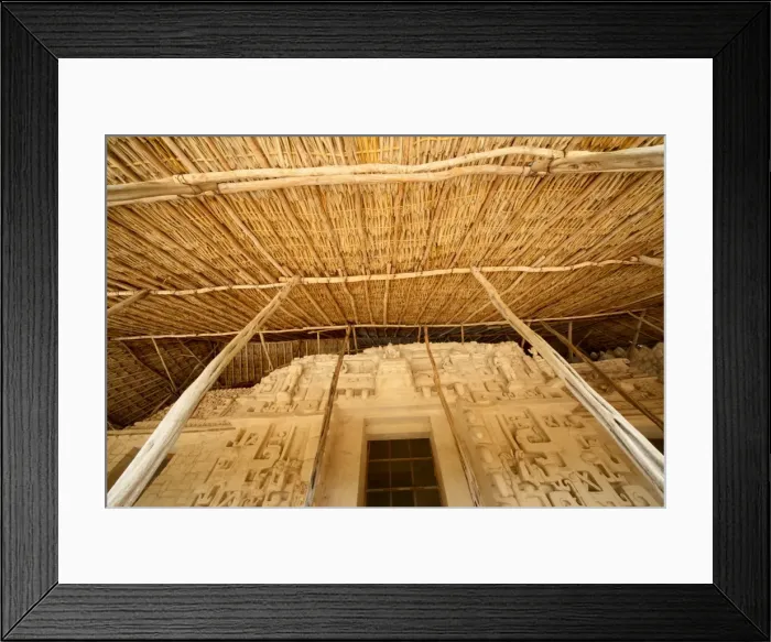 Framed Print : Preservation and recreation of the Tomb of Ukit Kan Le K Tok, Ek Balam Framed Print : Preservation and recreation of the Tomb of Ukit Kan Le K Tok, Ek Balam