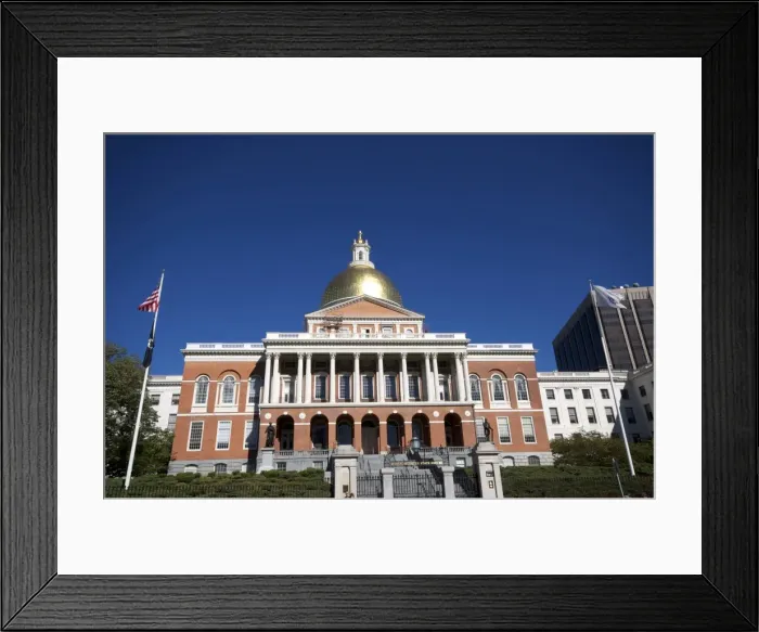 Framed Print : Massachusetts State House, Boston, Massachusetts, New England, United States of America Framed Print : Massachusetts State House, Boston, Massachusetts, New England, United States of America
