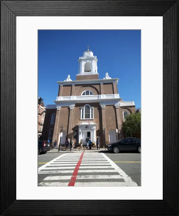 Framed Print : St. Stephens Church, Boston, Massachusetts, New England, United States of America Framed Print : St. Stephens Church, Boston, Massachusetts, New England, United States of America