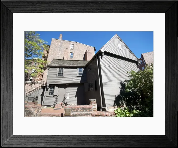 Framed Print : Paul Reveres House, Boston, Massachusetts, New England, United States of America Framed Print : Paul Reveres House, Boston, Massachusetts, New England, United States of America