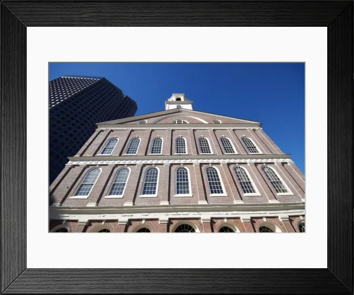 Framed Print : Faneuil Hall, Boston, Massachusetts, New England, United States of America, North America Framed Print : Faneuil Hall, Boston, Massachusetts, New England, United States of America, North America