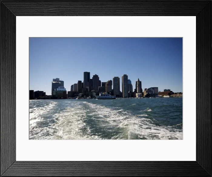 Framed Print : Harbour, Boston, Massachusetts, New England, United States of America, North America Framed Print : Harbour, Boston, Massachusetts, New England, United States of America, North America