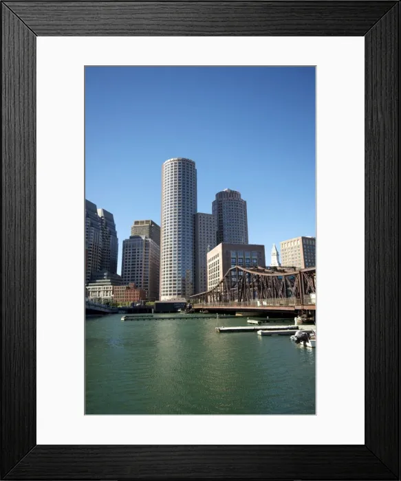 Framed Print : Harbour, Boston, Massachusetts, New England, United States of America, North America Framed Print : Harbour, Boston, Massachusetts, New England, United States of America, North America