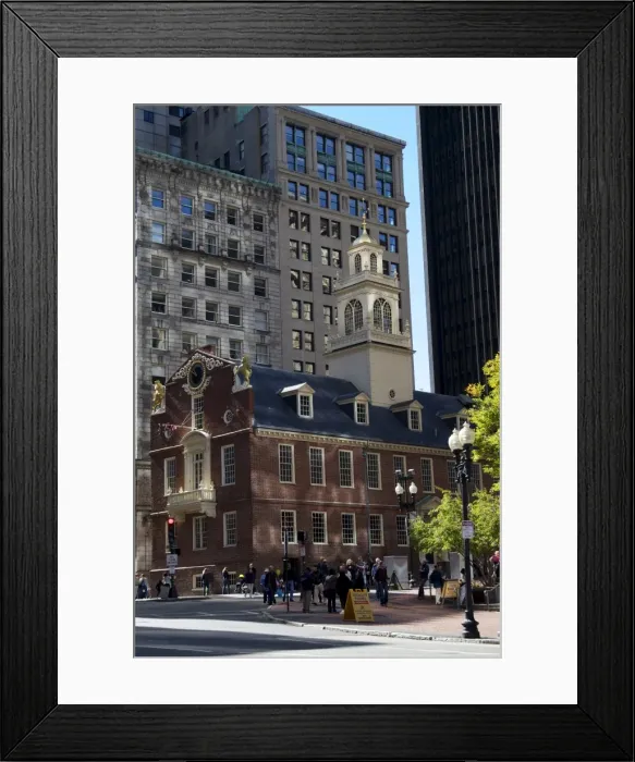 Framed Print : Old State House, Boston, Massachusetts, New England, United States of America Framed Print : Old State House, Boston, Massachusetts, New England, United States of America