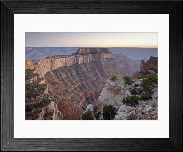 Framed Print : View from Cape Royal at dusk, North Rim, Grand Canyon National Park, UNESCO World Heritage Site Framed Print : View from Cape Royal at dusk, North Rim, Grand Canyon National Park, UNESCO World Heritage Site