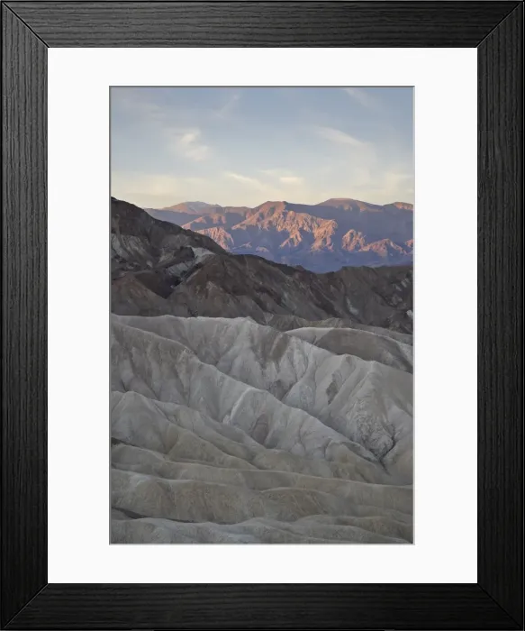 Framed Print : First light at Zabriskie Point, Death Valley National Park, California Framed Print : First light at Zabriskie Point, Death Valley National Park, California