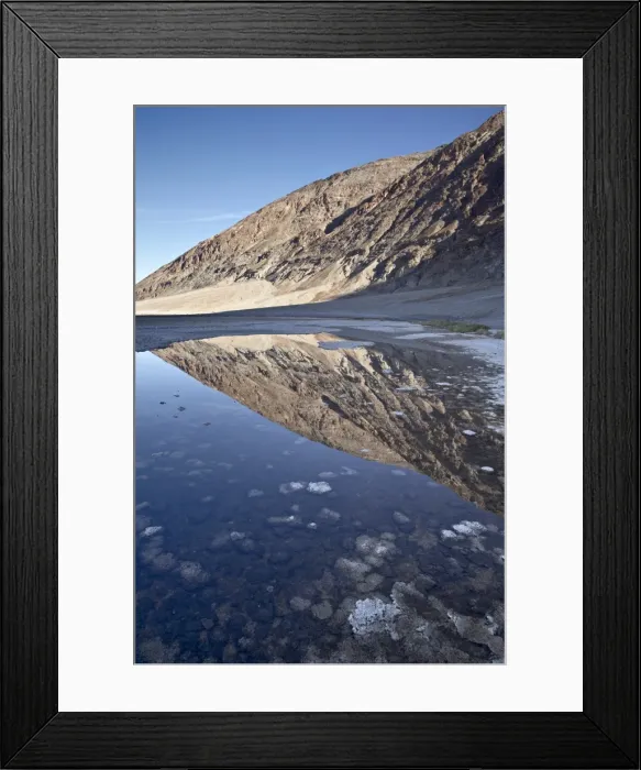 Framed Print : Pool of water at Badwater, Death Valley National Park, California, United States of America Framed Print : Pool of water at Badwater, Death Valley National Park, California, United States of America