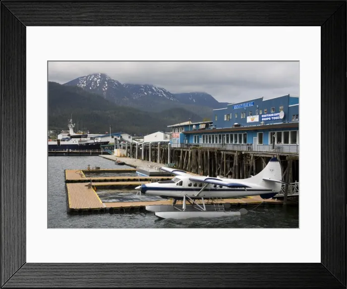 Framed Print : Seaplane in Juneau, Southeast Alaska, United States of America, North America Framed Print : Seaplane in Juneau, Southeast Alaska, United States of America, North America
