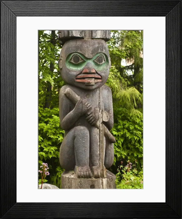 Framed Print : Totem at Kiksetti Totem Park, Wrangell, Southeast Alaska, United States of America Framed Print : Totem at Kiksetti Totem Park, Wrangell, Southeast Alaska, United States of America