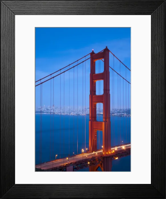 Framed Print : Golden Gate Bridge, San Francisco, California, United States of America, North America Framed Print : Golden Gate Bridge, San Francisco, California, United States of America, North America