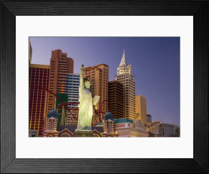 Framed Print : New York New York Hotel and Casino, Las Vegas, Nevada, United States of America Framed Print : New York New York Hotel and Casino, Las Vegas, Nevada, United States of America